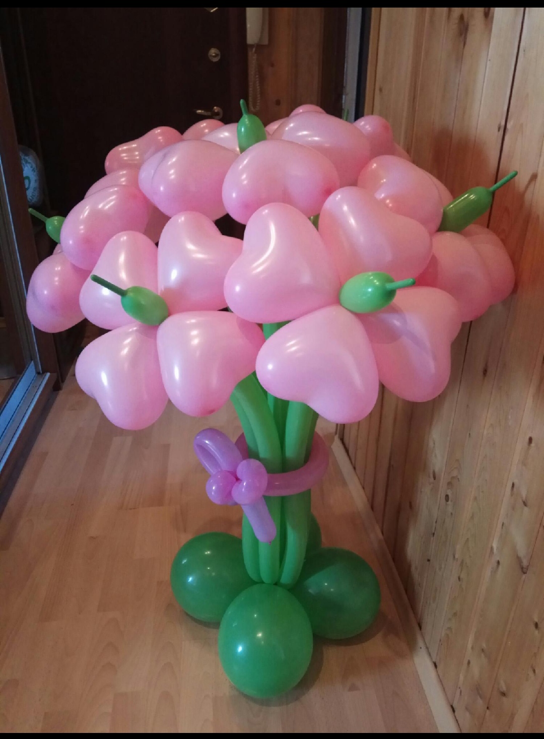 Букет цветы из шаров «Клевер»