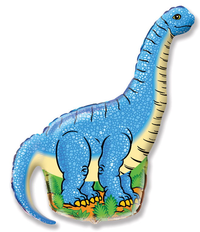 Воздушный шар 43″/109 см Динозавр диплодок